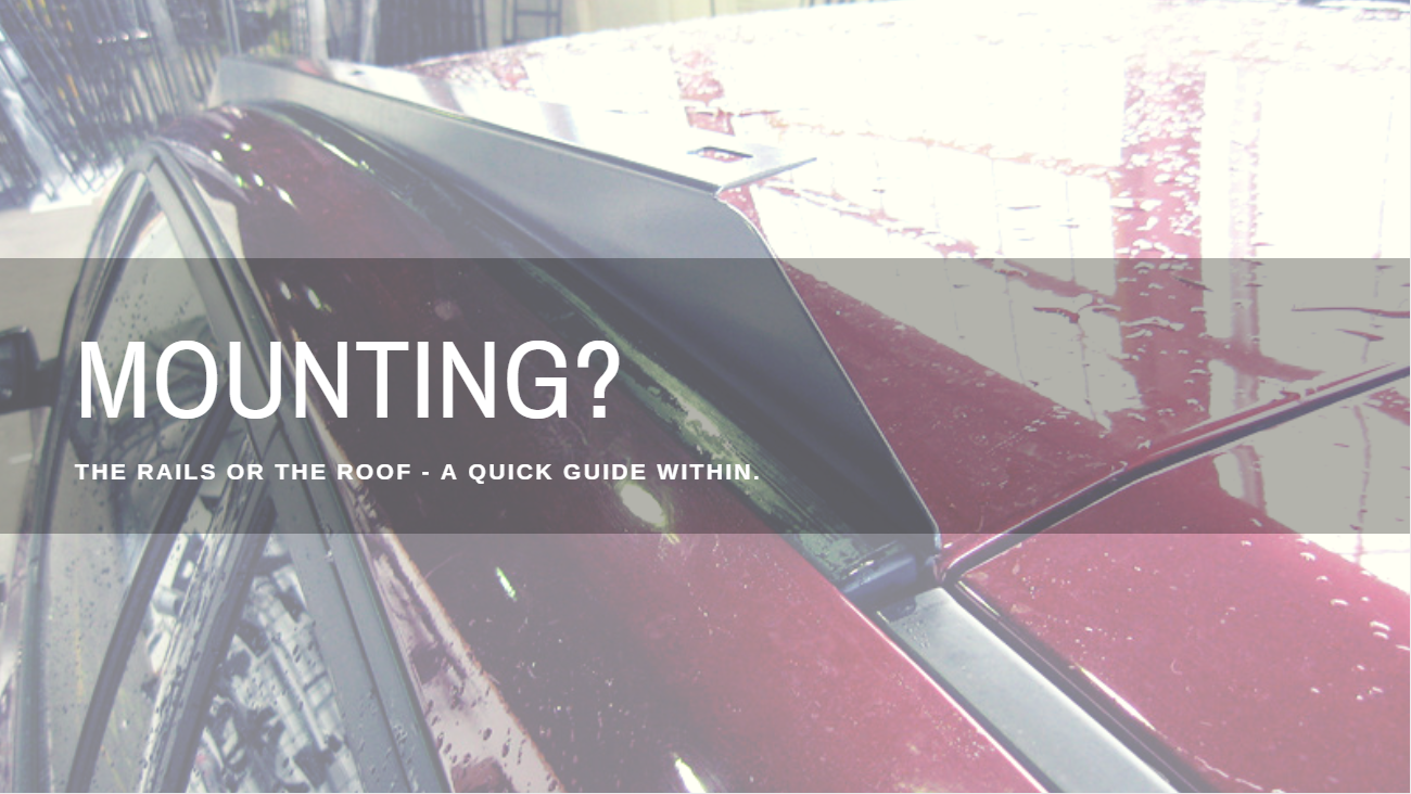Mounting? – the rails or the roof , a quick guide from Tradesman Roof Racks